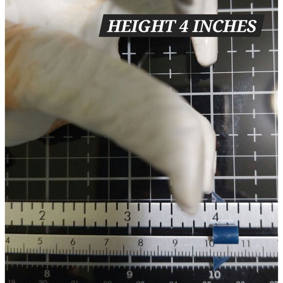 Vintage Porcelain Wire Haired Terrier Dog Figurine 4" Hand-Painted Made In Korea - Picture 9 of 9